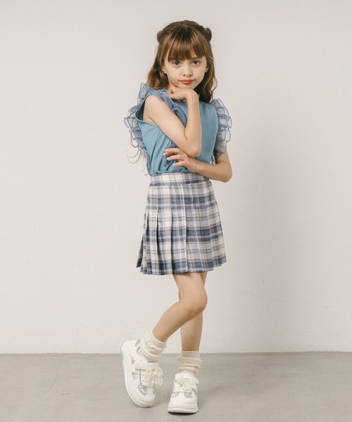 スカート 「インナーパンツ付」チェックプリーツスカート キッズ 子供服 女の子 | URBAN CHERRY | 22