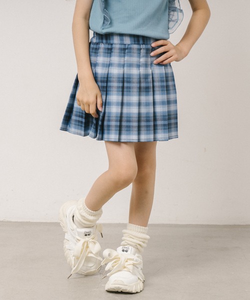 スカート 「インナーパンツ付」チェックプリーツスカート キッズ 子供服 女の子 | URBAN CHERRY | 23