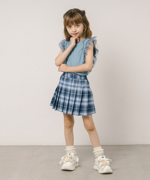 スカート 「インナーパンツ付」チェックプリーツスカート キッズ 子供服 女の子 | URBAN CHERRY | 24