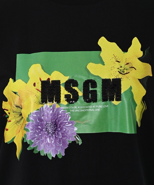 「MSGM KIDS」 半袖Tシャツ 14Y ブラック レディース_画像4
