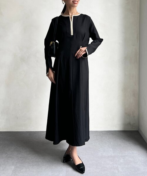 Chez toi（シェトワ） ワンピース 「セレモニー対応可」パイピング