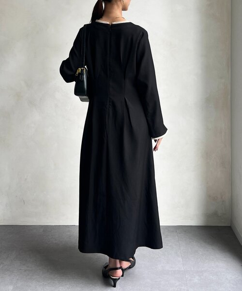 Chez toi（シェトワ） ワンピース 「セレモニー対応可」パイピング