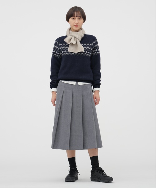 MARGARET HOWELL（マーガレットハウエル） スカート FLANNEL WOOL