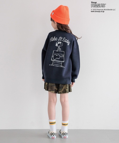 PEANUTS ニット セーター 「お家で洗える♪」「PEANUTS×BAYFLOW