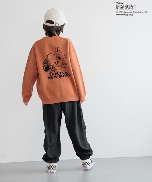 PEANUTS ニット セーター 「お家で洗える♪」「PEANUTS×BAYFLOW