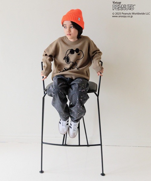 PEANUTS ニット セーター 「お家で洗える♪」「PEANUTS×BAYFLOW