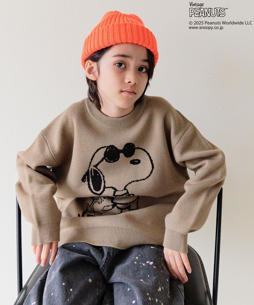 PEANUTS ニット セーター 「お家で洗える♪」「PEANUTS×BAYFLOW
