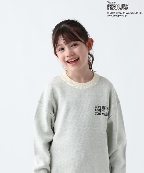 PEANUTS ニット セーター 「お家で洗える♪」「PEANUTS×BAYFLOW