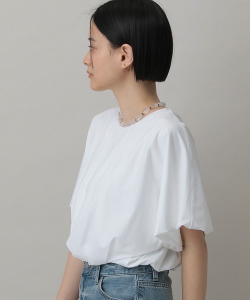 「A part by」 半袖カットソー FREE オフホワイト レディース_画像7