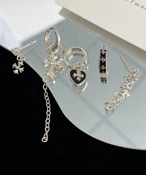 ピアス　No.5205 NO WAY ピアス /Bz/モチーフピアス6点セット/6点セット（RZ