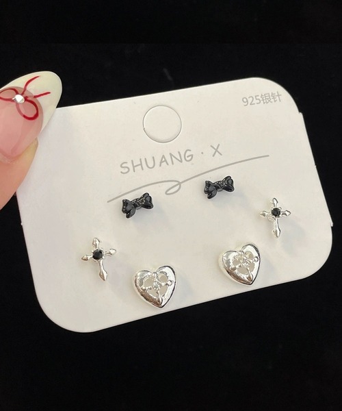 NO WAY ピアス /Bz/モチーフピアス6点セット/6点セット（RZ