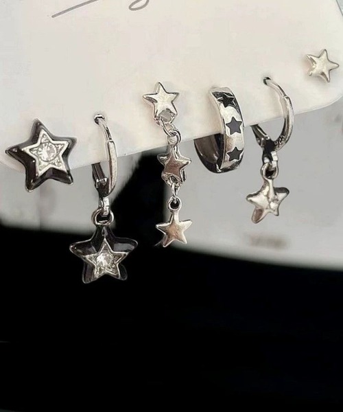 NO WAY ピアス /Bz/モチーフピアス6点セット/6点セット（RZ