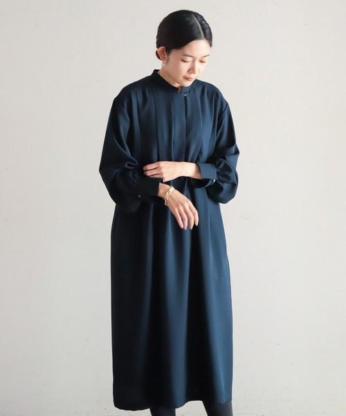 「NOMBRE IMPAIR」 半袖ワンピース FREE ブルー レディース_画像5