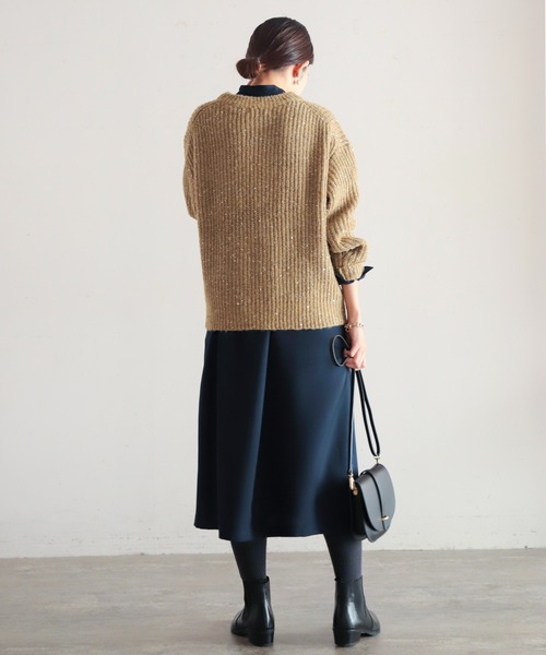 「NOMBRE IMPAIR」 半袖ワンピース FREE ブルー レディース_画像8