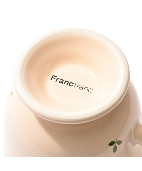Francfranc（フランフラン） 食器 フルーロン カフェセット アイボリー