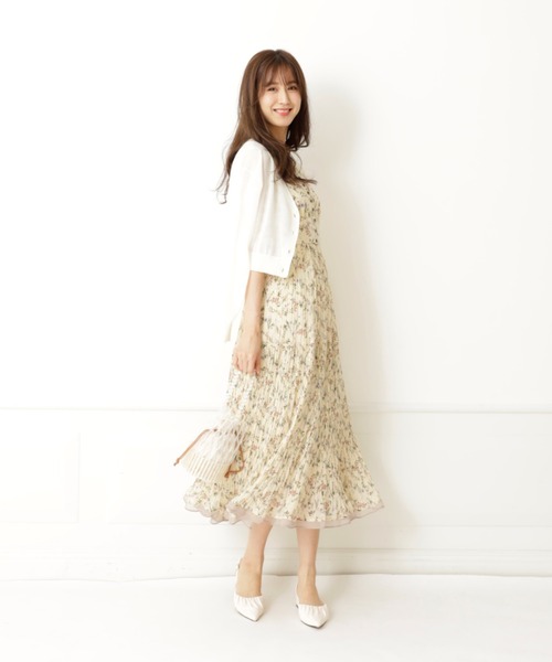 「Rirandture」 ノースリーブワンピース 1 オフホワイト レディース_画像5