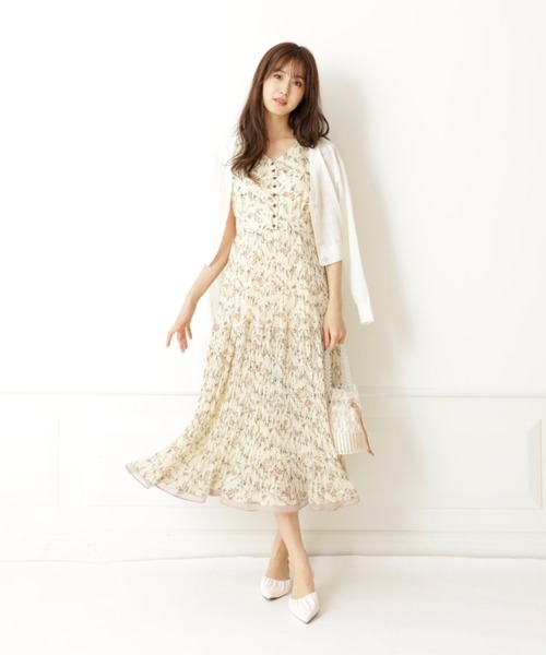 「Rirandture」 ノースリーブワンピース 1 オフホワイト レディース_画像7