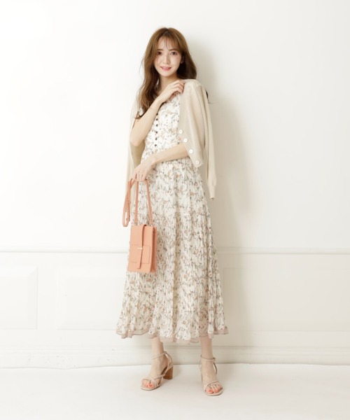 「Rirandture」 ノースリーブワンピース 1 オフホワイト レディース_画像9