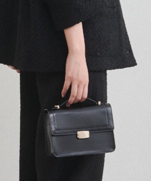 ハンドバッグ 「GALENA/ガレナ」ゴールドバックルショルダーBag
