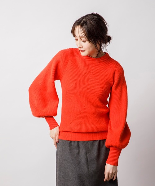 「Emma Taylor」 長袖ニット FREE ホワイト レディース_画像2