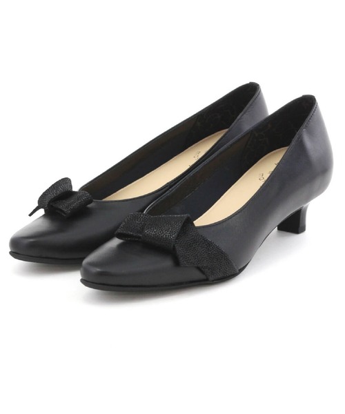 「water massage」 パンプス 22.5cm ライトグレー レディース_画像3