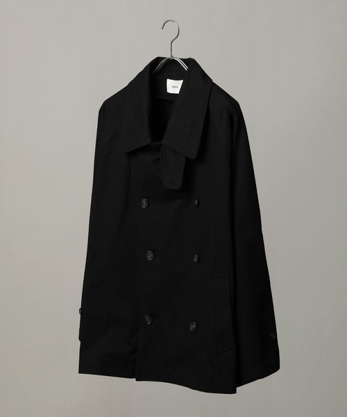 「Bleme」 トレンチコート S ブラック メンズ_画像3