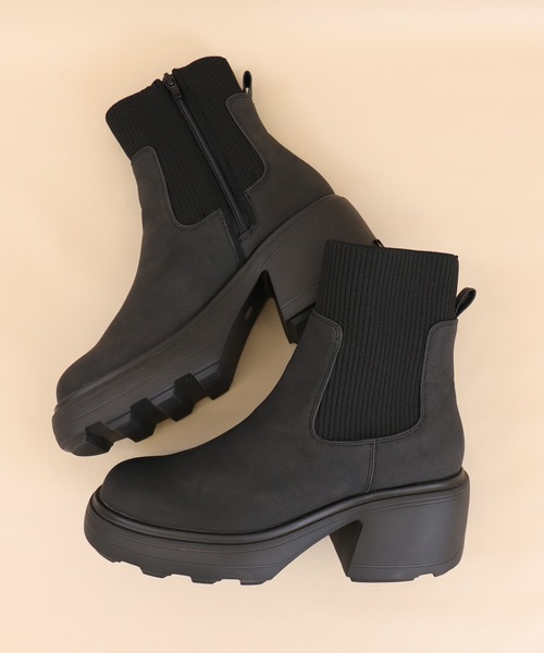 artemis by DIANA（アルテミス by ダイアナ） ブーツ ニットコンビ厚底