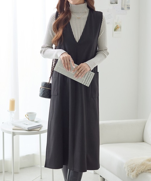 ジャンパースカート ウールライクジャンパースカート : ZOZOTOWN Yahoo