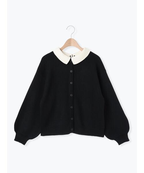 【ゆべし×Samansa Mos2】マルチWAYニット ブラック Samansa Mos2（サマンサモスモス） カーディガン 「ゆべし×Samansa