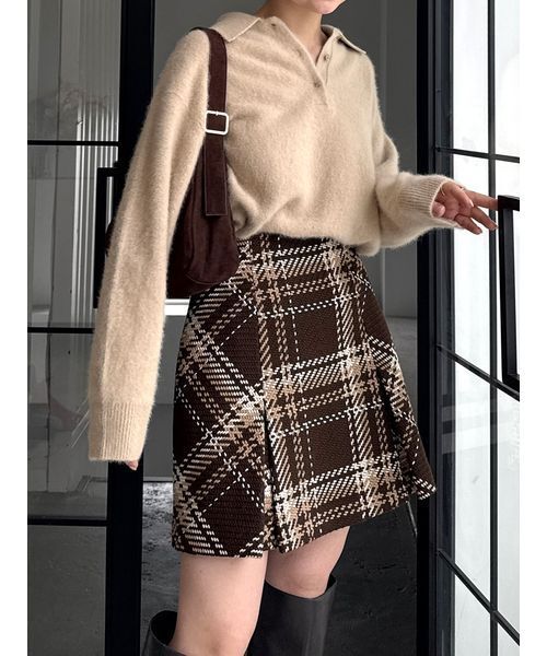 SNIDEL（スナイデル） ニット セーター 「HIGH QUALITY」フォックス