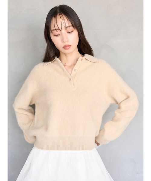 極美品✨マリアプラス フォックスカシミヤニットプルオーバー モックネック 楽天市場】Maglia Plus（マリアプラス）フォックスカシミヤ モック