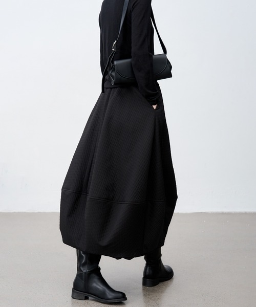 ヘムバルーンリンクルスカート /TAGEECHITA JAPAN HEM BALLOON WRINKLE SKIRT / ヘムバルーンリンクルスカート