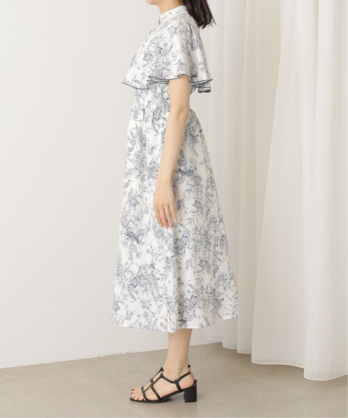 「RAY CASSIN」 半袖ワンピース FREE ベージュ レディース_画像4