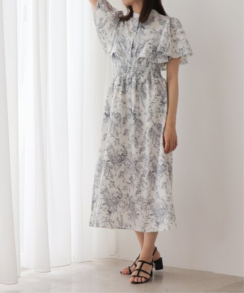 「RAY CASSIN」 半袖ワンピース FREE ベージュ レディース_画像6