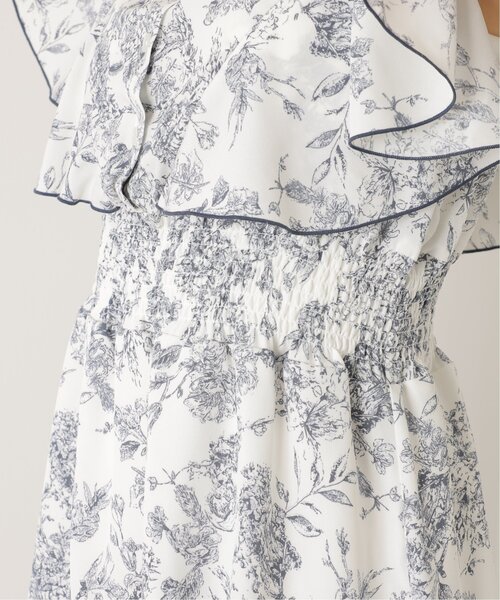 「RAY CASSIN」 半袖ワンピース FREE ベージュ レディース_画像8