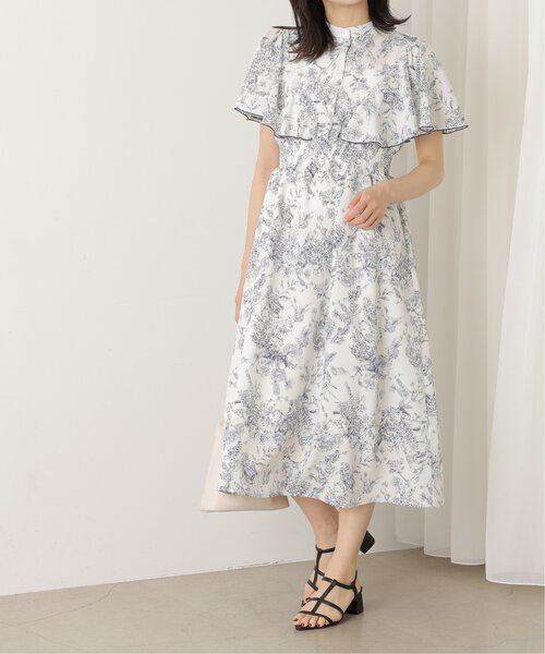 「RAY CASSIN」 半袖ワンピース FREE ベージュ レディース_画像9