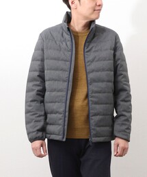 theory luxe ネイビーキルティングノーカラーライトダウンジャケット NOLLEY'S LIGHT（ノーリーズライト） ダウンジャケット ダウン MODERN