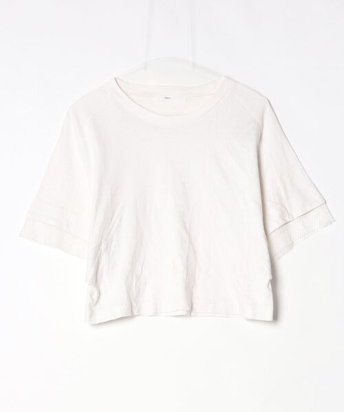 toga pulla トップス　サイズ38 TOGA PULLA（トーガ プルラ） 7分袖カットソー 38 ホワイト レディース