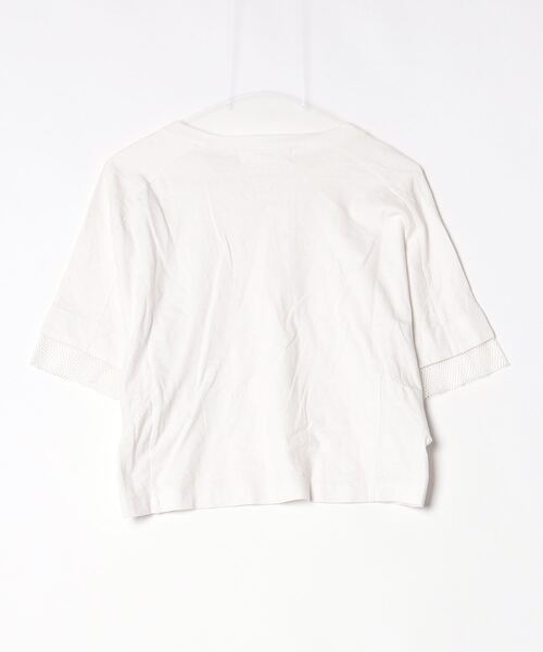 TOGA PULLA（トーガ プルラ） 7分袖カットソー 38 ホワイト レディース
