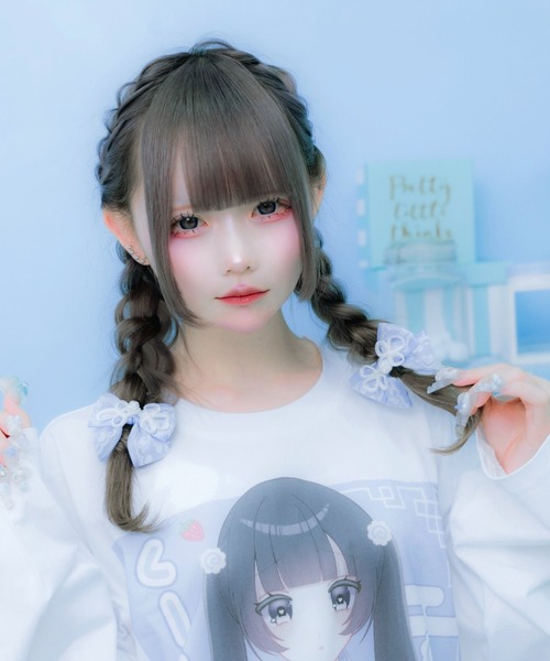 mine by LAFARY ヘアクリップ チャイナハートレースリボン : ZOZOTOWN