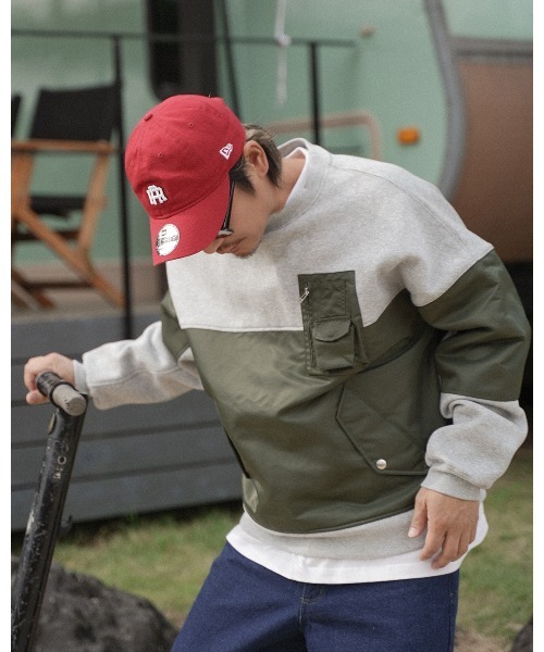 Re:room（リルーム） トレーナー スウェット スウィッチング ツイル