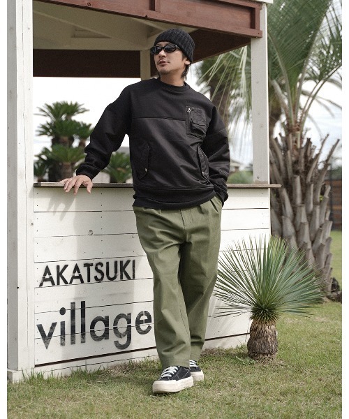 Re:room（リルーム） トレーナー スウェット スウィッチング ツイル