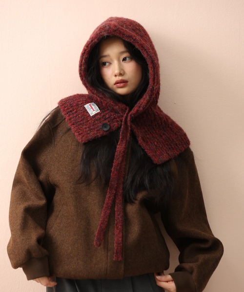 Chiina ニット帽 ニットキャップ Chiina /ミックスカラー アクリル