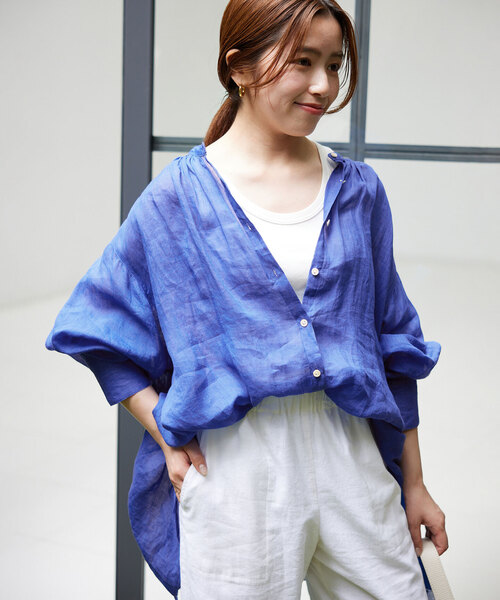 「SLOBE IENA」 長袖ブラウス FREE ブラック レディース_画像2