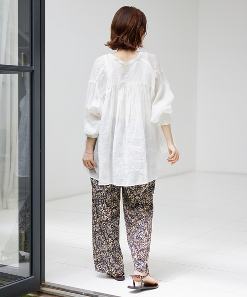 「SLOBE IENA」 長袖ブラウス FREE ブラック レディース_画像7