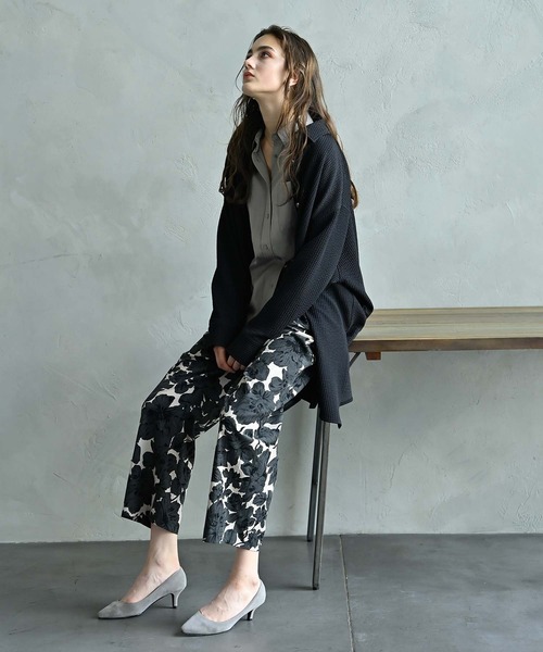 「RAW FUDGE」 イージーパンツ M グリーン レディース_画像4