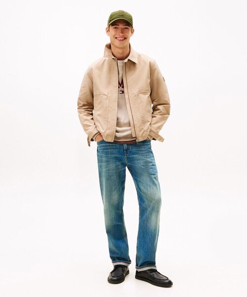 トミーヒルフィガー ラムレザー ブルゾン サイズM オーバーサイズ TOMMY HILFIGER（トミー・ヒルフィガー） ブルゾン アウター レザー