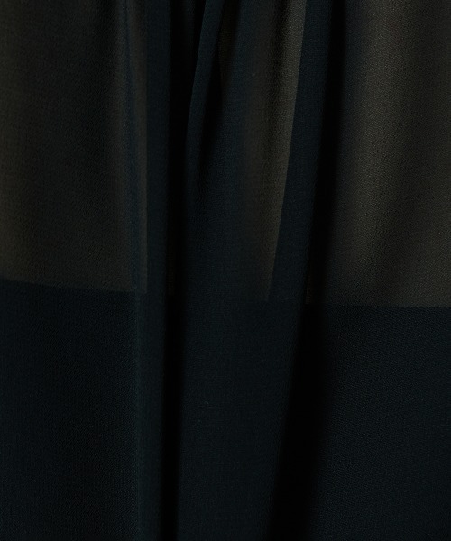 Sov. ブラウス シャツ ギャザーフリルデザインブラウス レディース