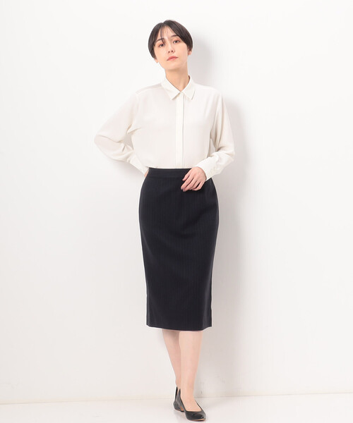 COMME CA（コムサ） ブラウス シャツ 「 TALLサイズ 」 プルエラバック