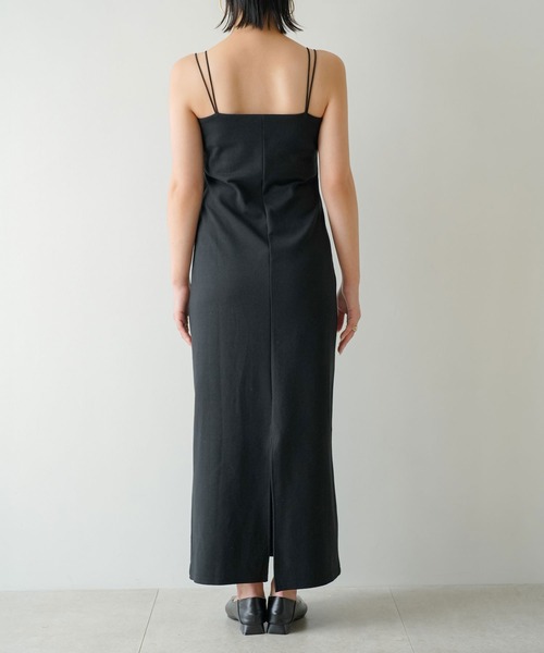 「rectangle」 キャミソールワンピース FREE ブラウン レディース_画像5